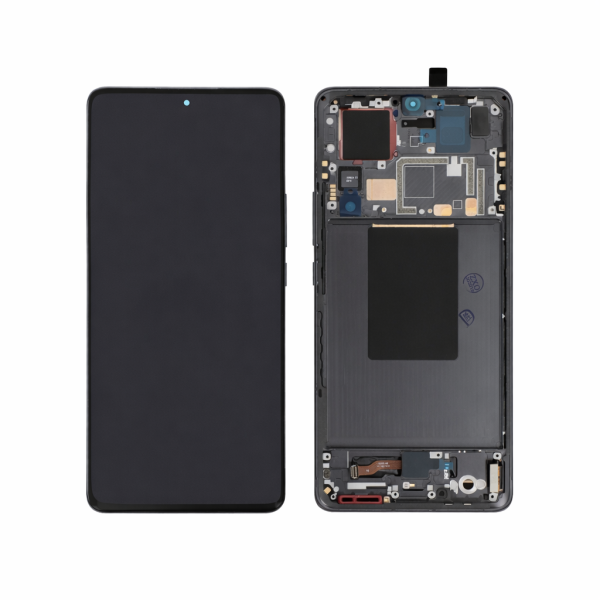 Ecrã completo preto Xiaomi 12 Pro (Com moldura) - OEM ReLife