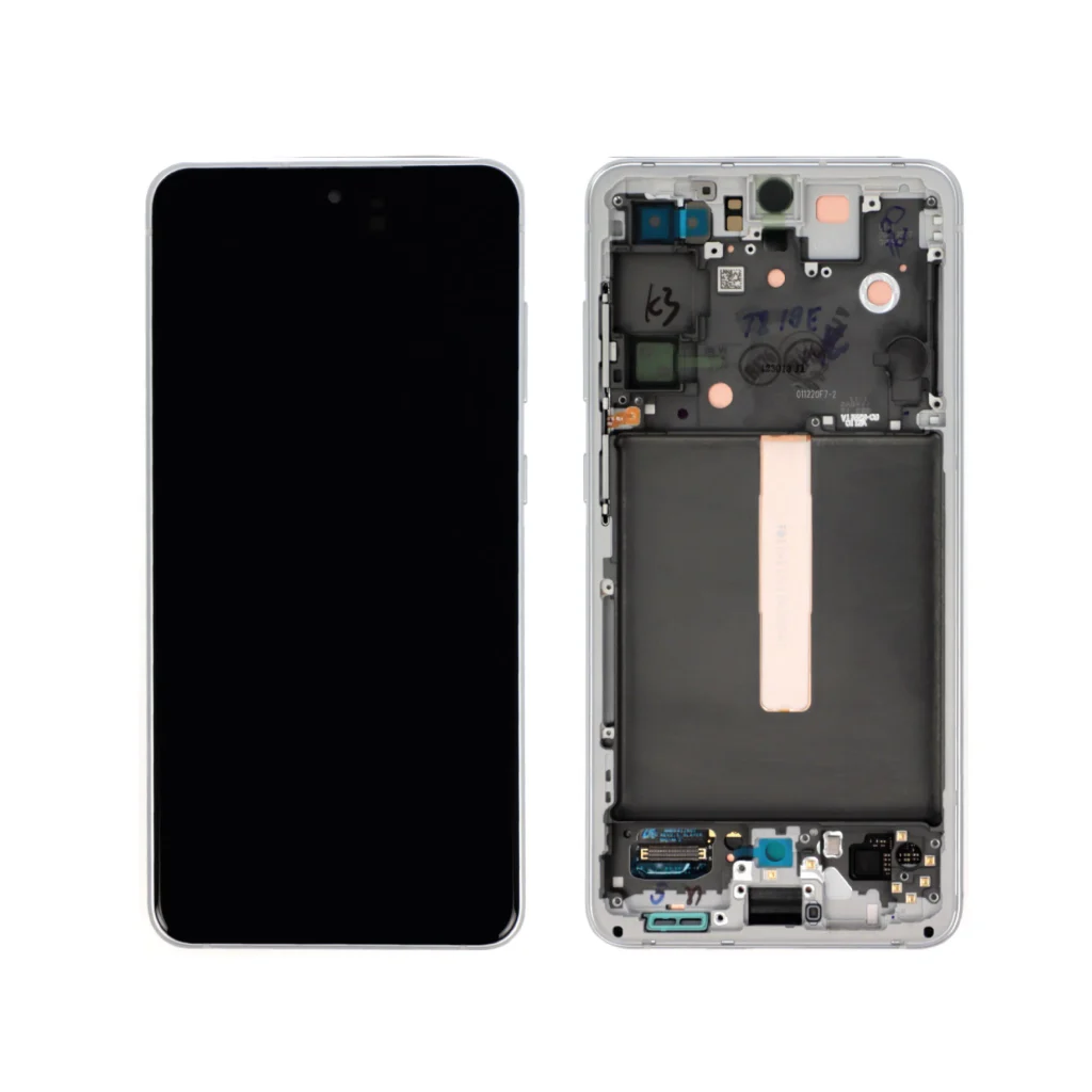 Ecrã Display Branco para Galaxy S21 FE (G990B) (SERVICE PACK)