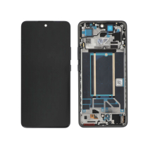 Ecrã / Display completo Grafite para Oppo Reno13 FS 5G/Oppo Reno13 F 5G (com frame) (ReLife)