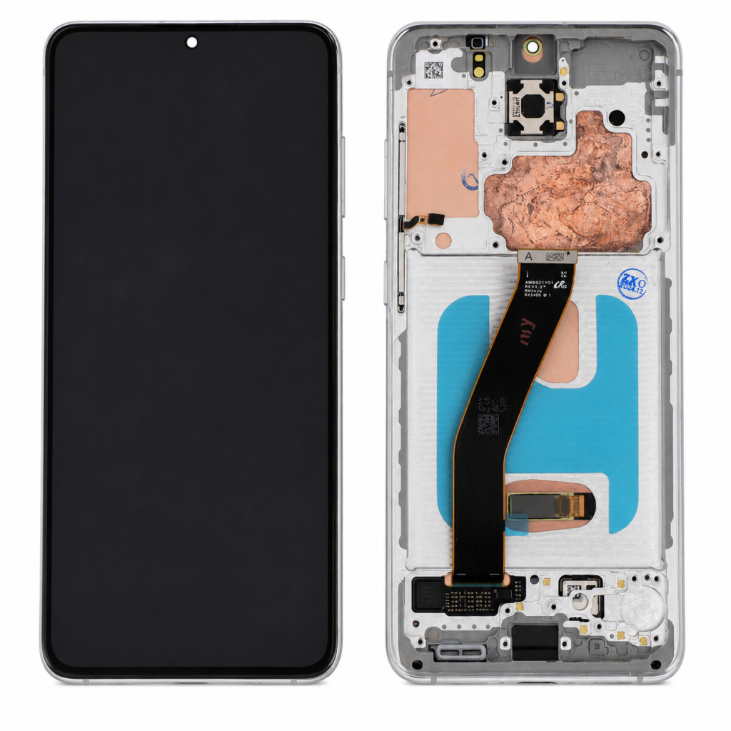 Ecrã Display com Frame branco para Samsung Galaxy S20 (G980F) - OEM ReLife