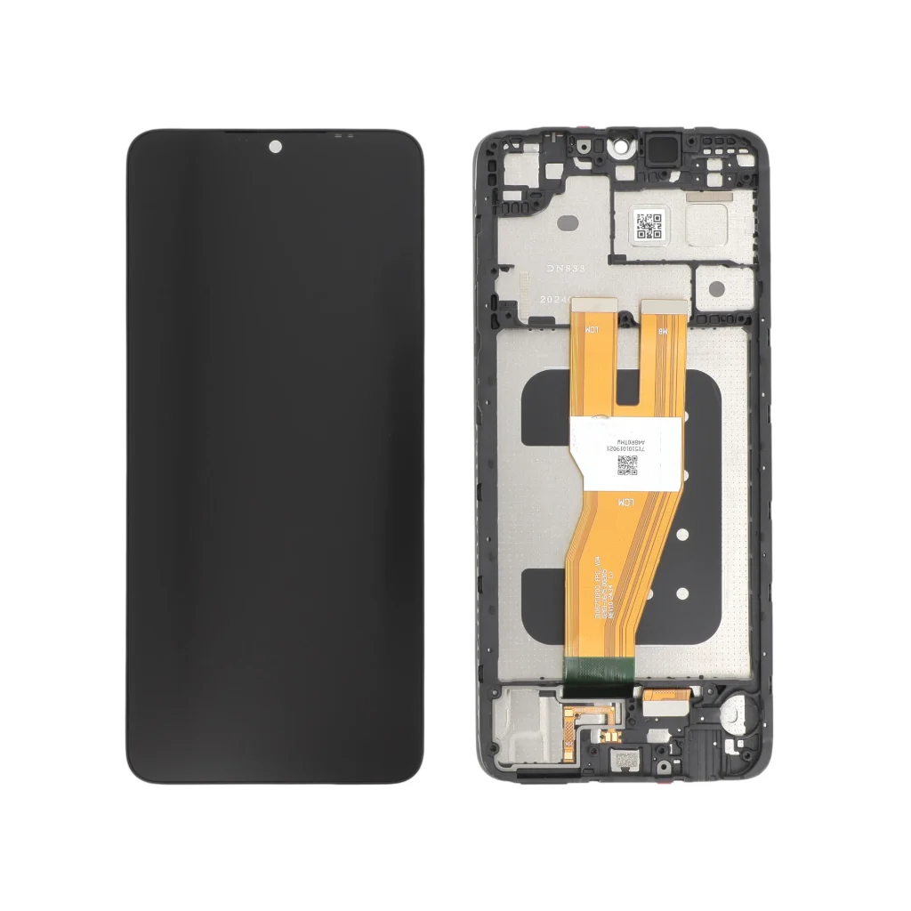 Ecrã Display Preto para Galaxy A05 (A055F) (Com Frame) - OEM ReLife
