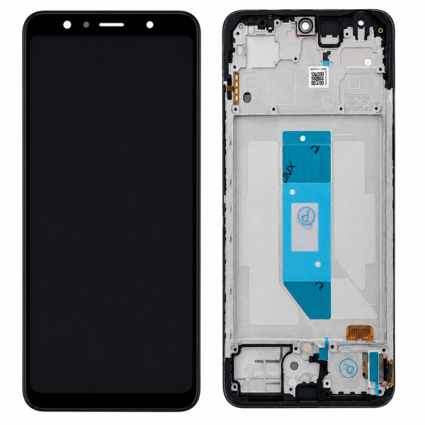 Ecrã Display com Frame para Xiaomi Redmi Note 14 4G - 56000100O7E00 - Service Pack (Versão Europeia - Big Glass)