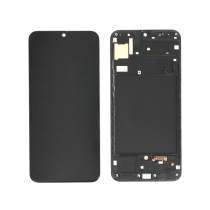 Ecrã completo Preto Incell para Samsung Galaxy A30 (A305F) (com aro)