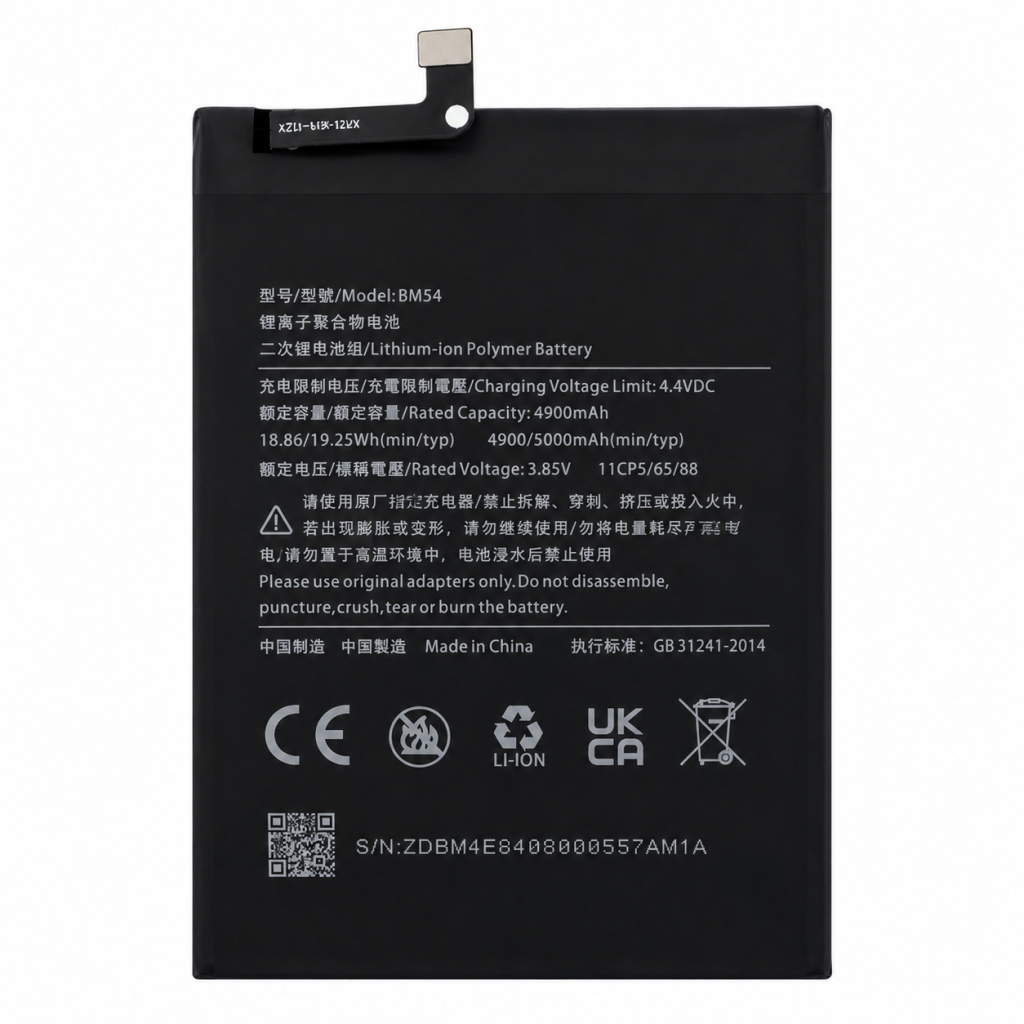Bateria BM54 para Xiaomi Redmi Note 9T
