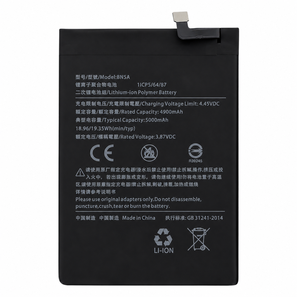 Bateria BN5A para Xiaomi Redmi 10 Redmi 10 (2022) Redmi 10 Prime Redmi Note 10 5G