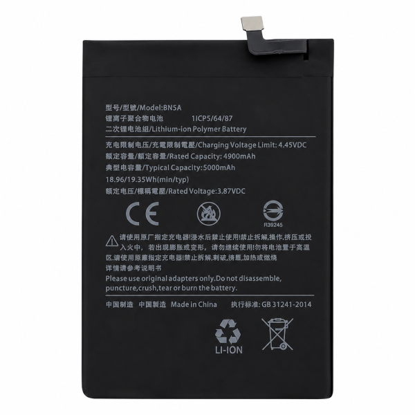 Bateria BN5A para Xiaomi Redmi 10 Redmi 10 (2022) Redmi 10 Prime Redmi Note 10 5G