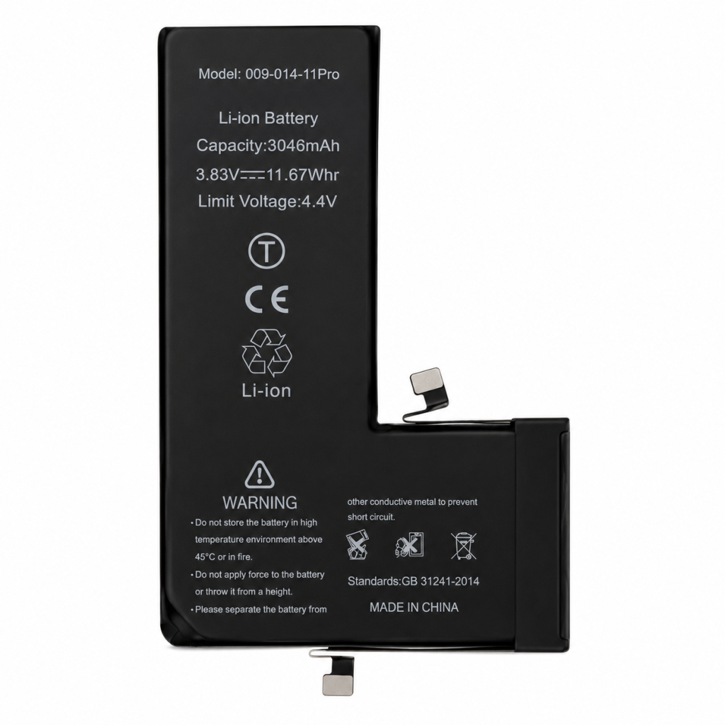 Bateria para iPhone 11 Pro (3046mAh) com Chip TI e Adesivo
