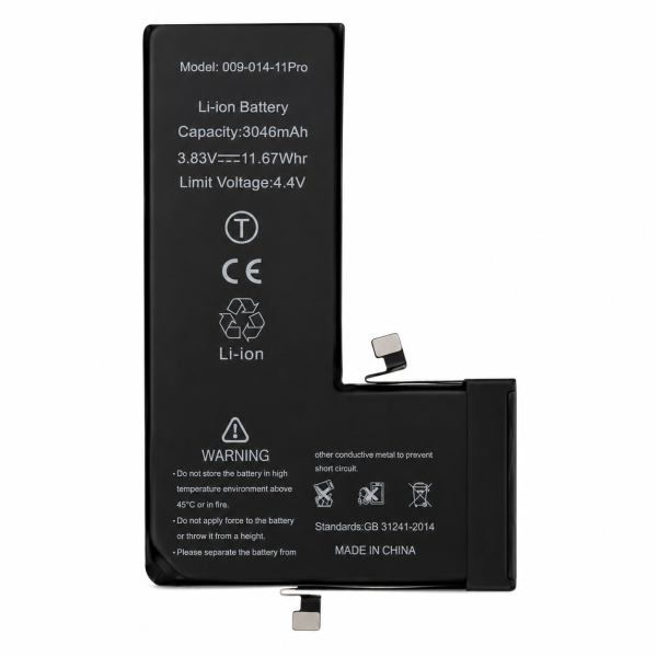 Bateria para iPhone 11 Pro (3046mAh) com Chip TI e Adesivo