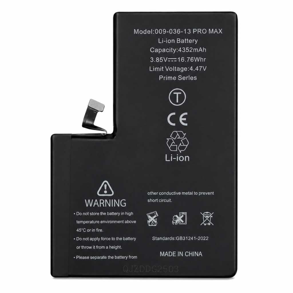Bateria para iPhone 13 Pro Max (4352mAh) com Adesivo - Diagnosticável (DECODE)