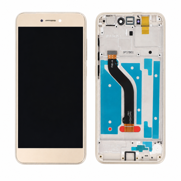 Ecrã Display com frame para Huawei P8 Lite 2017 Honor 8 Lite - Dourado