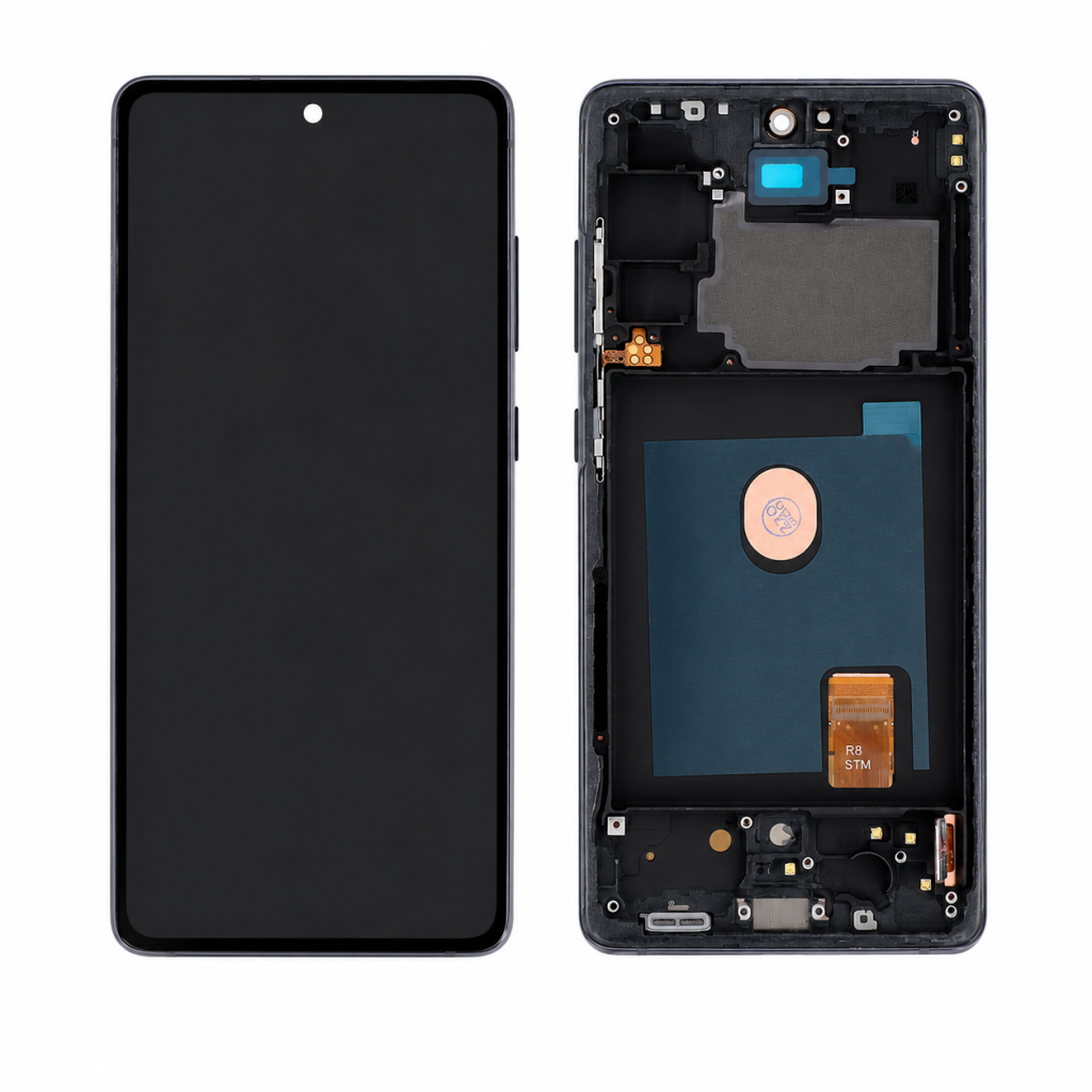 Ecrã Display com frame para Samsung Galaxy S20 FE 4G 5G - Azul (OLED)