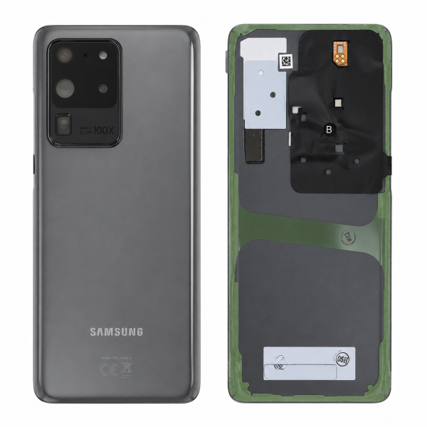 Tampa Traseira para Samsung Galaxy S20 Ultra (G988) - Cinzento - GH82-22217B - Service Pack