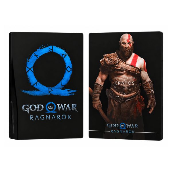 Tampa frontal superior e inferior para Sony PlayStation 5 PS5 God of War CFI-1000 CFI-1100 CFI-1200
