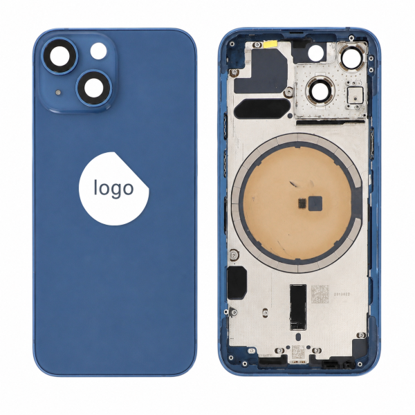Tampa traseira Azul para iPhone 13 Mini (Pulled B)