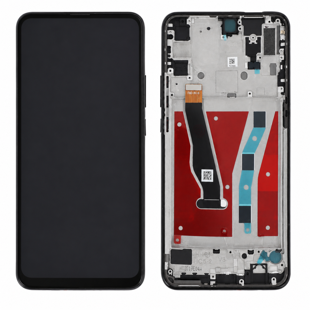 Ecrã Display com Frame para Huawei P Smart Z Y9 Prime (2019) Honor 9X - Preto