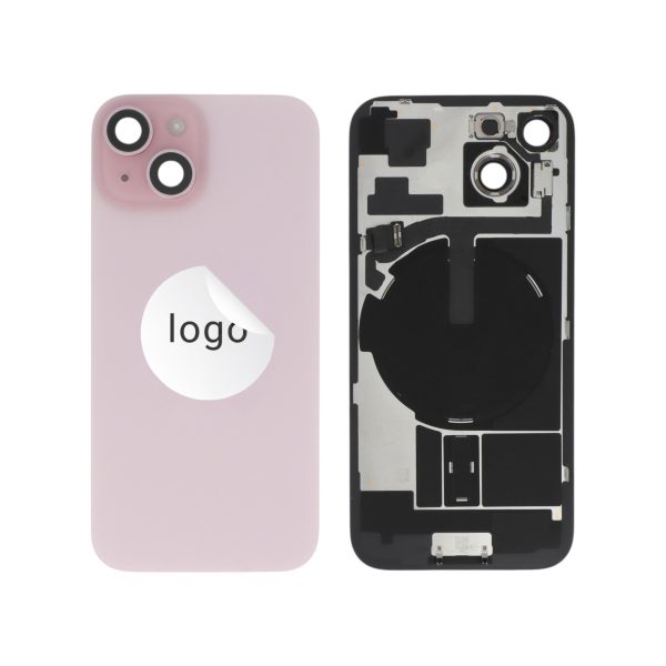 Tampa Traseira Completa Pink para iPhone 15 (Retirado A)