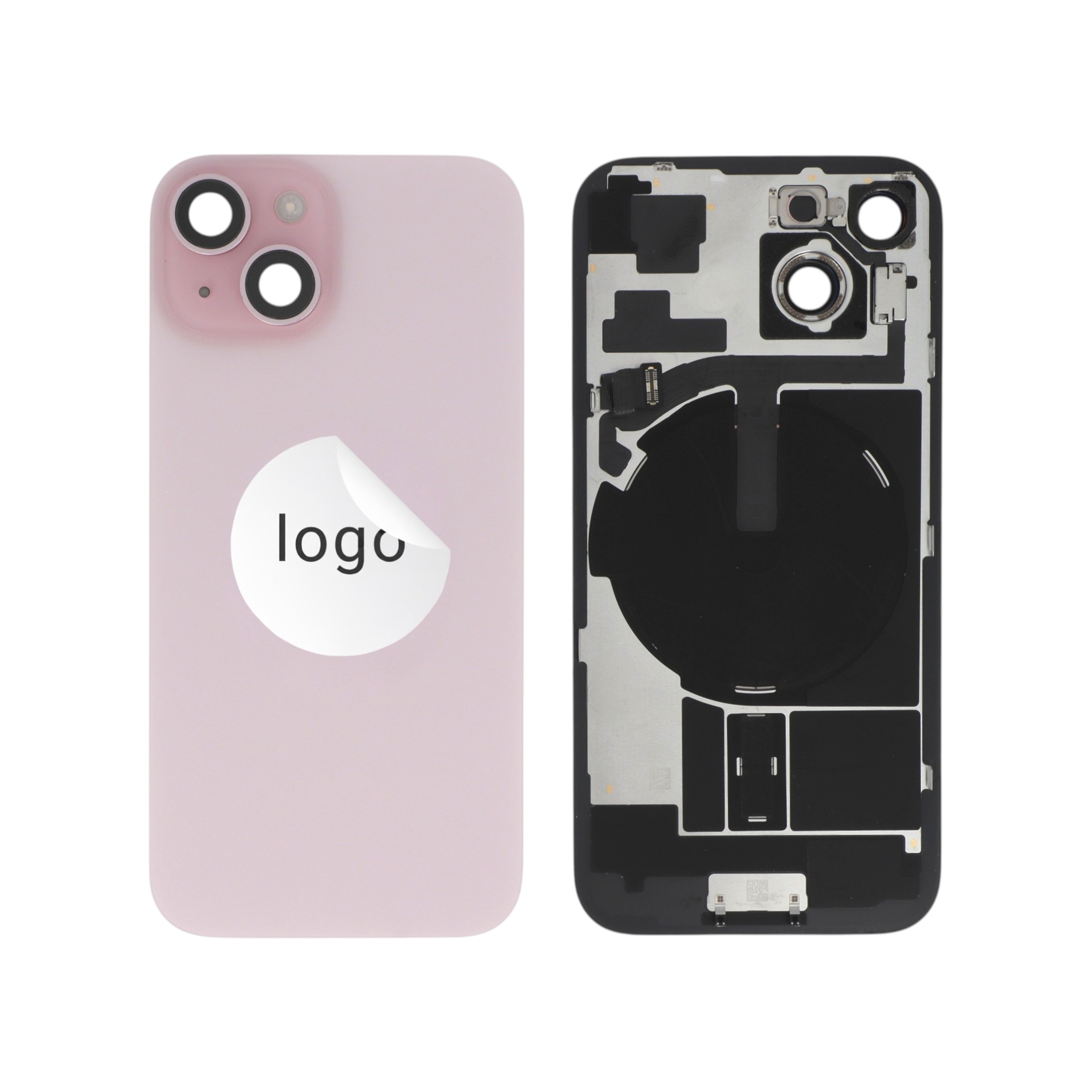 1-3667075270881-000 Tampa Traseira Completa Pink para iPhone 15 (Retirado A) - Image 1