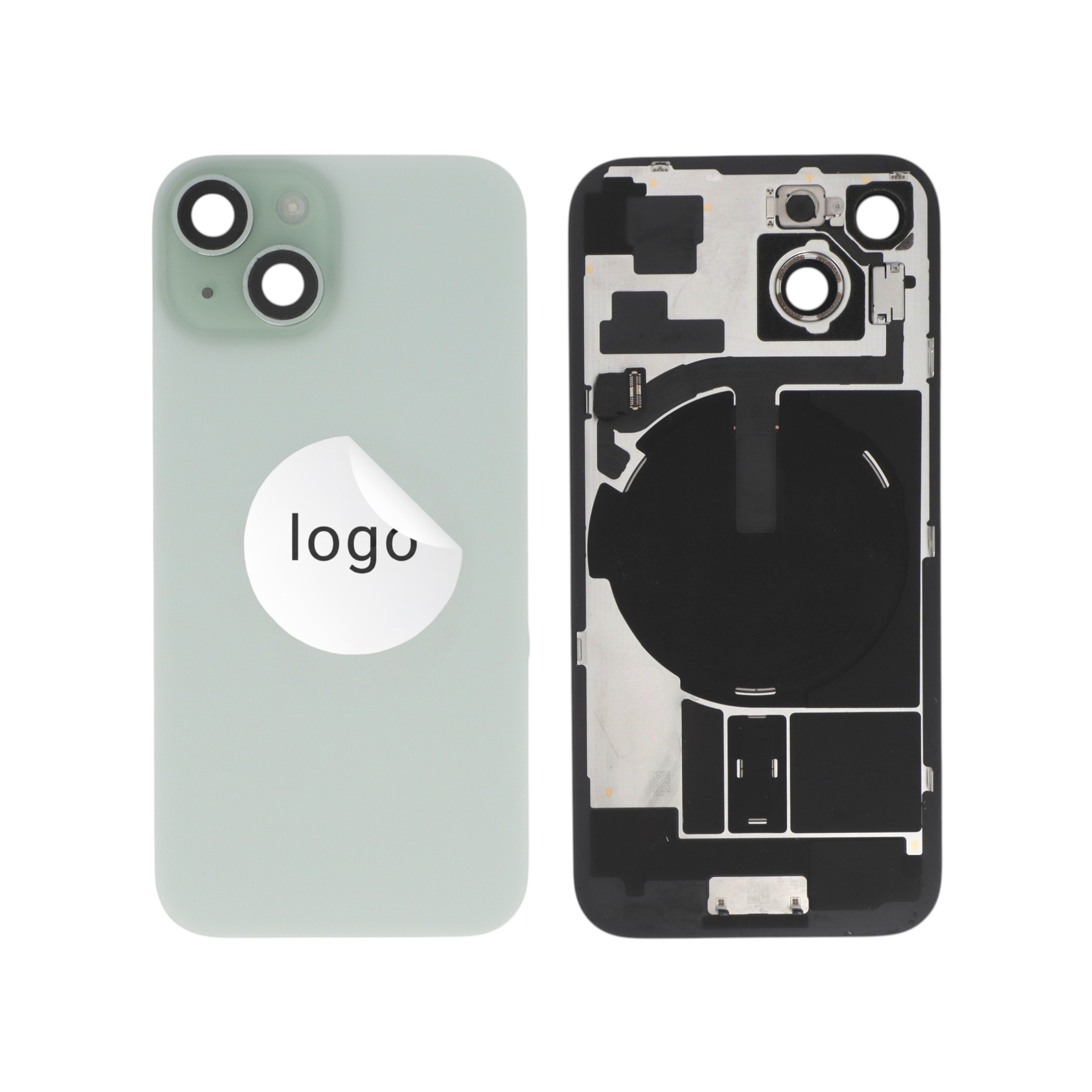1-3667075270904-000 Tampa Traseira Completa Verde para iPhone 15 (Retirado A) - Image 1