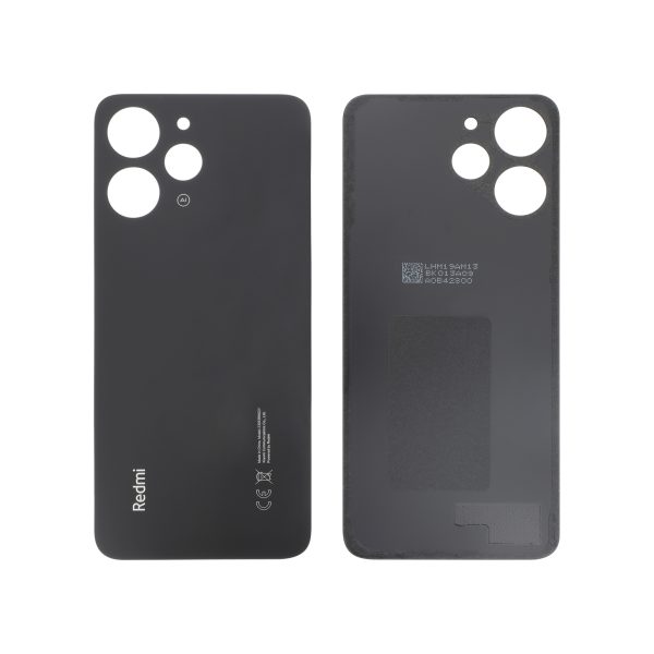 Tampa Traseira Preta para Redmi 12 4G (SERVICE PACK)