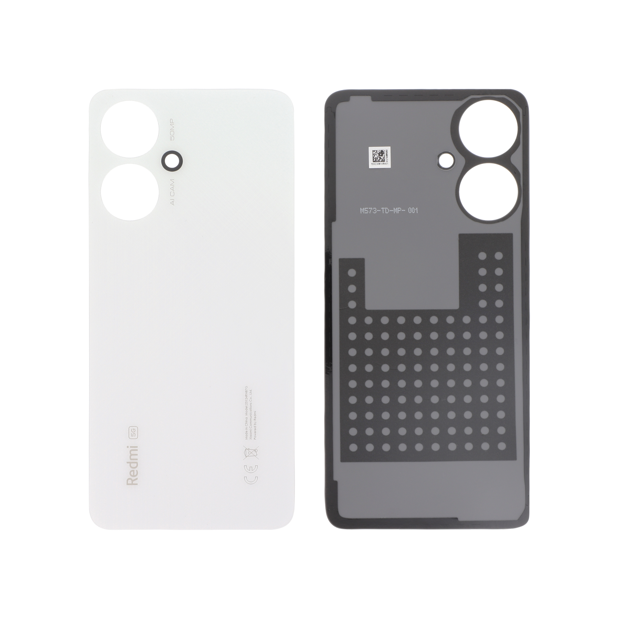 1610111001569a-0000 Tampa Traseira Branca para Redmi 13C 5G (SERVICE PACK) - Image 1