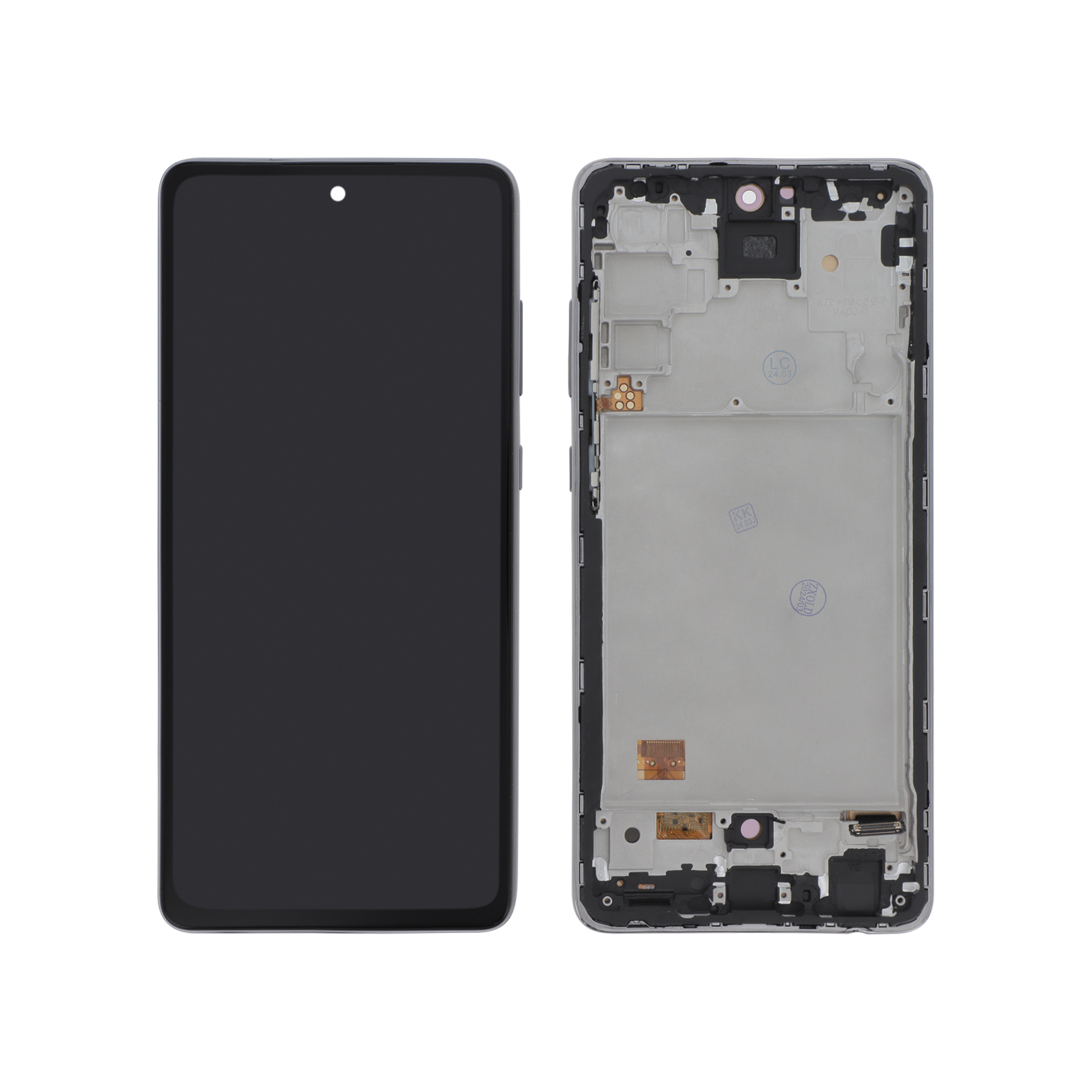 3667075032564-0000 Ecrã Display OLED Preto para Samsung Galaxy A72 (A725F/A726B) - Compatível (Com Frame) - ECNOL-A72@ - Image 1