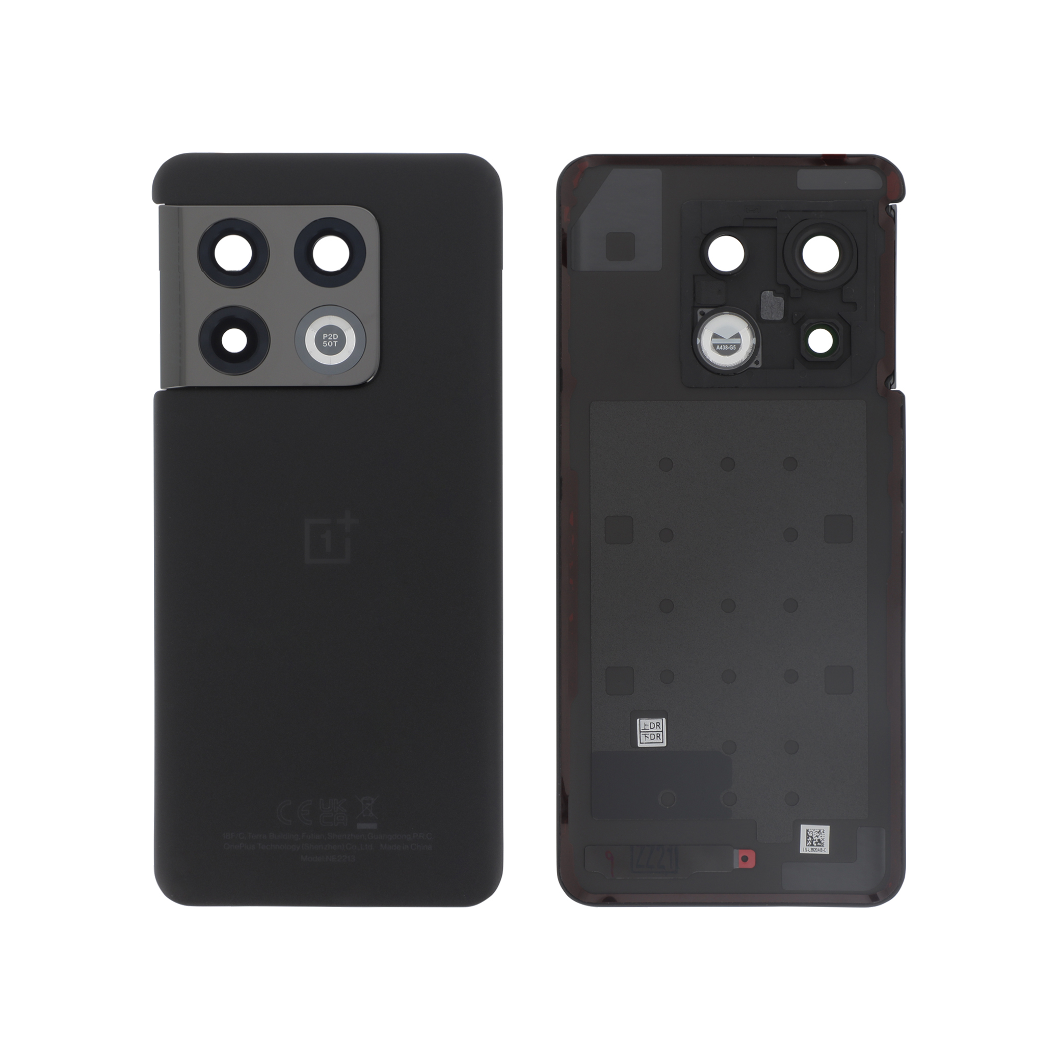 3667075120728-0000 Tampa Traseira Preta para OnePlus 10 Pro (SERVICE PACK) - Image 1
