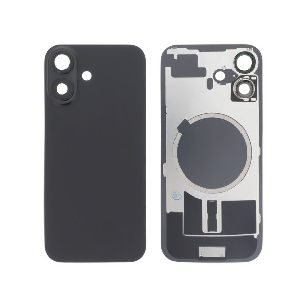 Tampa Traseira Preta para iPhone 16 (With MagSafe) (Sem Logótipo)