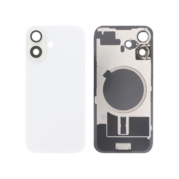 Tampa Traseira Branca para iPhone 16 (With MagSafe) (Sem Logótipo)