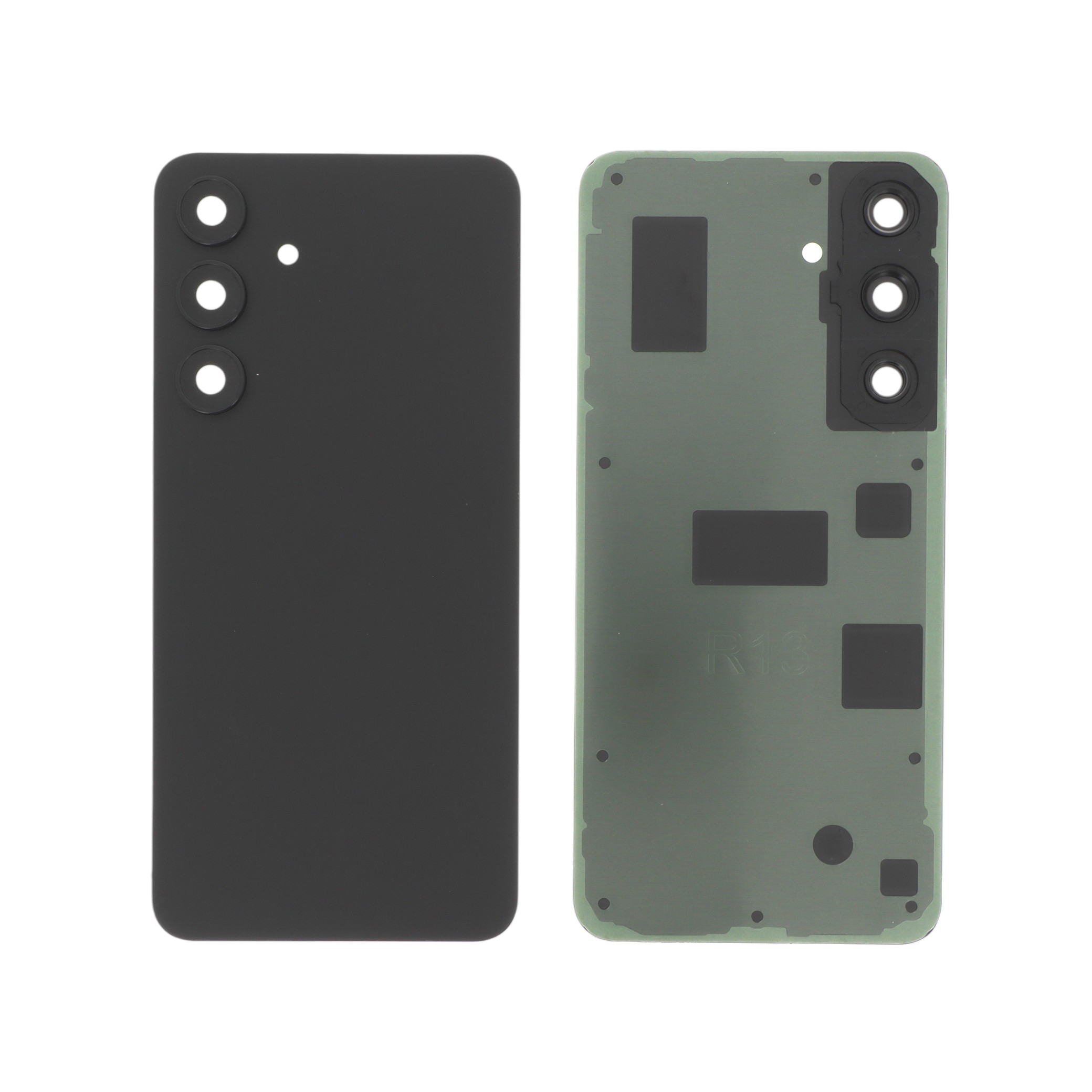3667075244936-0000 Tampa Traseira Preta para Galaxy S25 FE (S731B) (No Logo) - Image 1