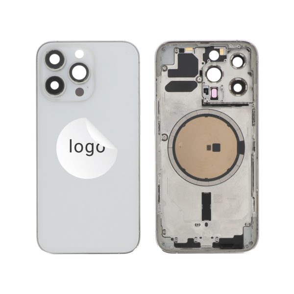 Frame Complete (Case Back Pre-assembled) Prateado para iPhone 13 Pro (Retirado A)