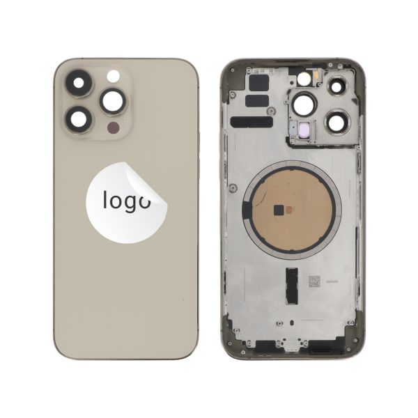 Châssis Complet (Coque Arrière Pré-montée) Or para iPhone 14 Pro Max (Retirado A)