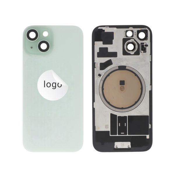 Tampa Traseira Verde para iPhone 15 (Retirado C)