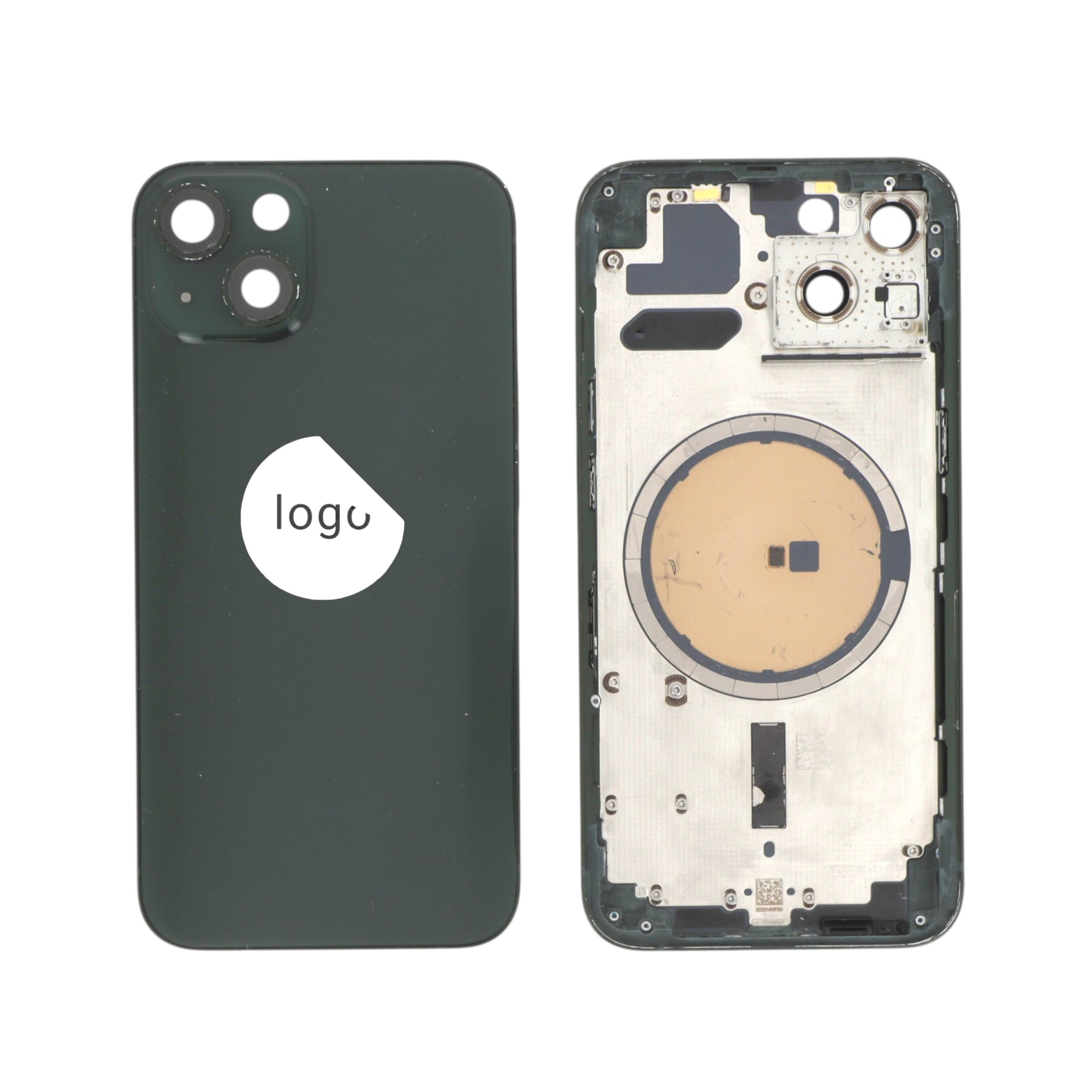3667075262572-0001 Frame Complete (Case Back Pre-assembled) Verde Alpine para iPhone 13 Pro (US Versão) (Retirado B) - Image 1