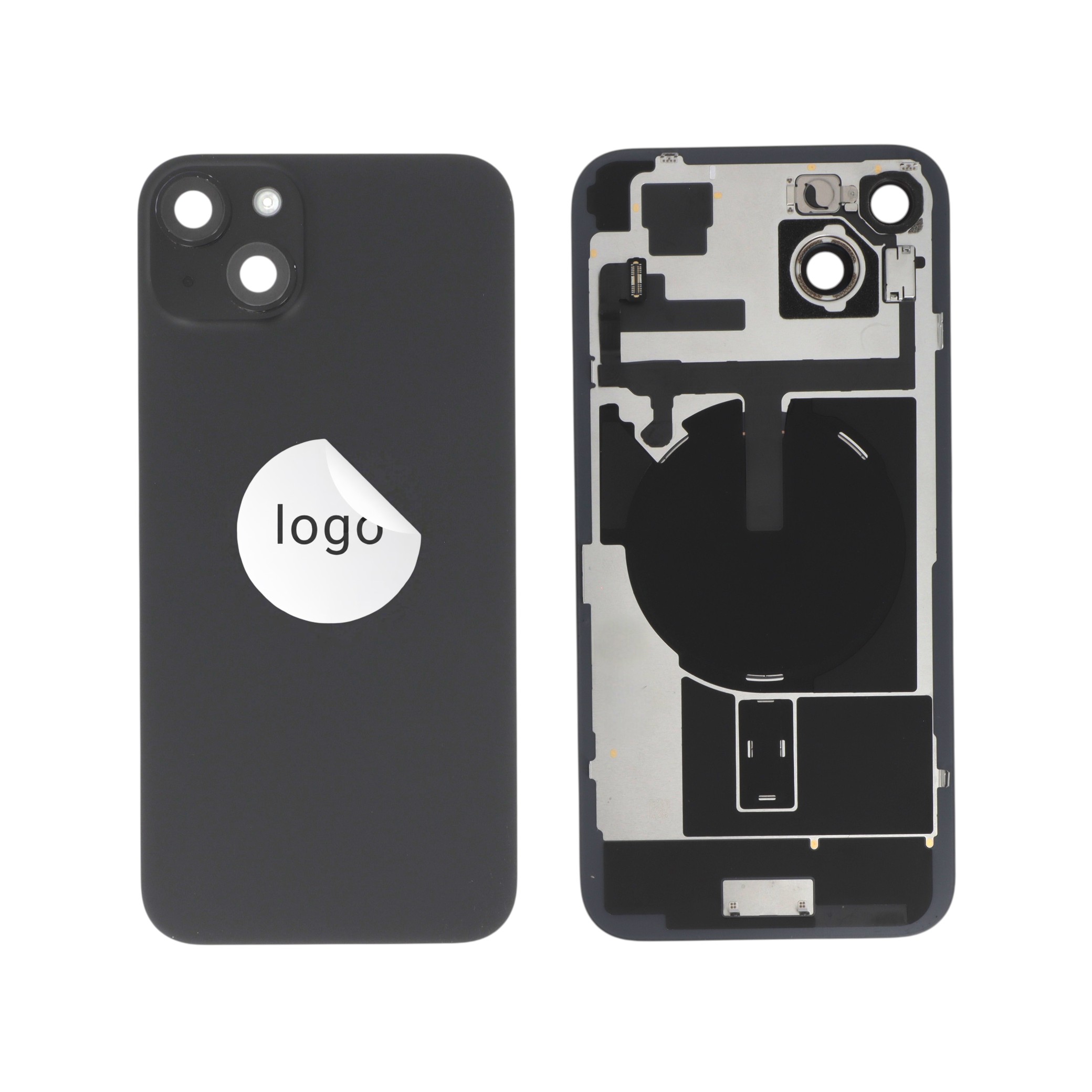 3667075270874-0000 Tampa Traseira Completa Preta para iPhone 15 Plus (Retirado A) - Image 1
