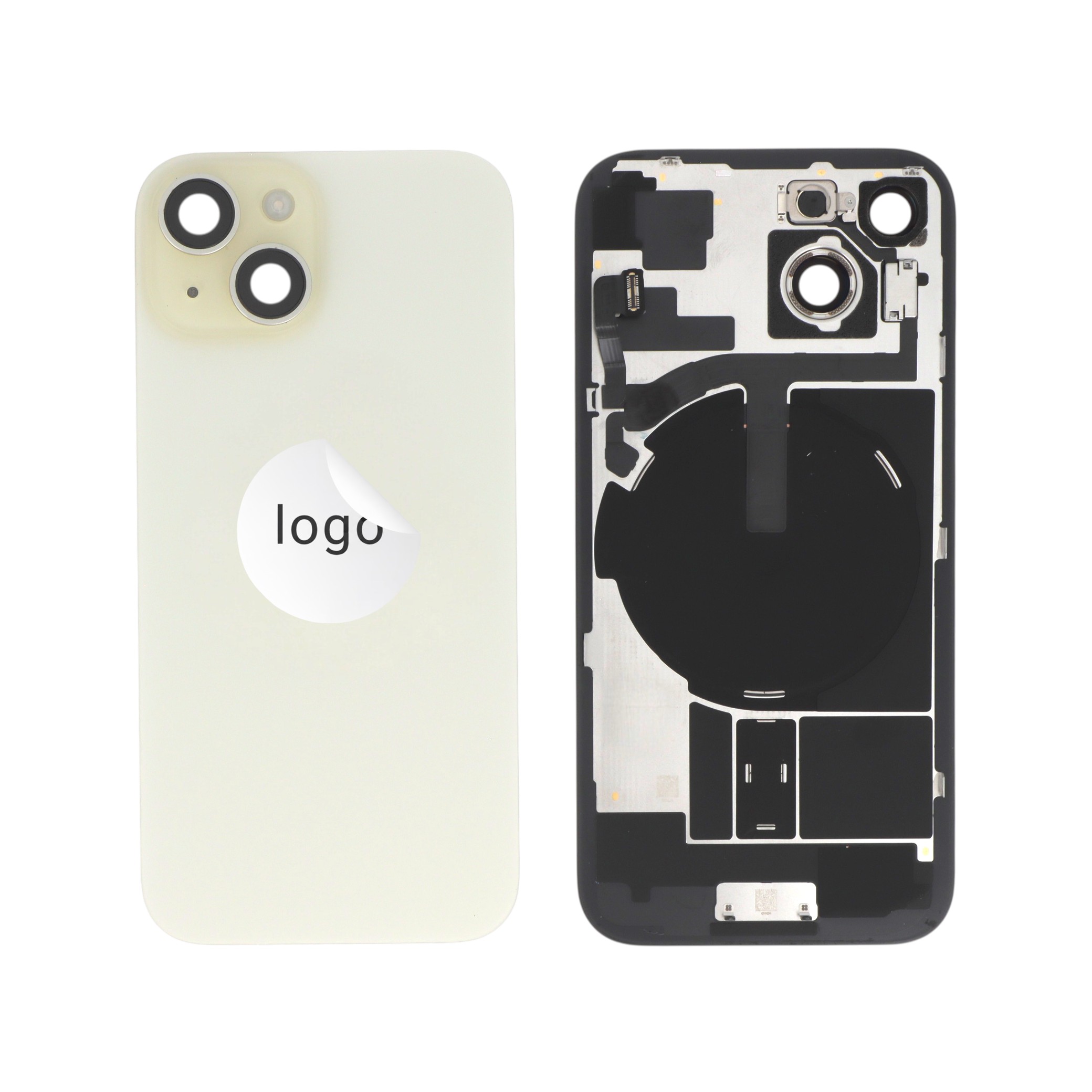3667075270898-0000 Tampa Traseira Completa Amarela para iPhone 15 (Retirado A) - Image 1