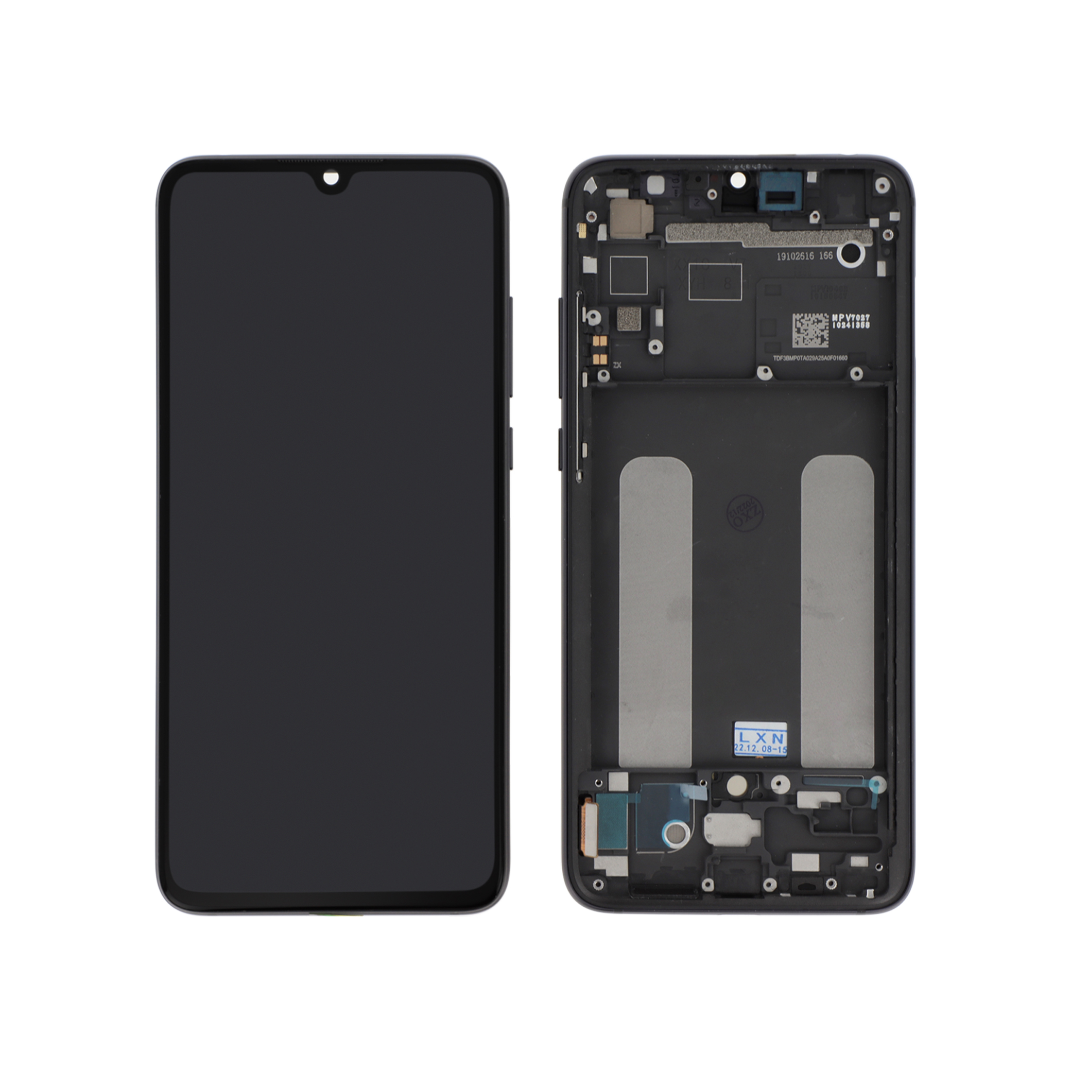 3701344037918-0000 Ecrã Display Preto para Xiaomi Mi 9 Lite (Com Frame) - Image 1