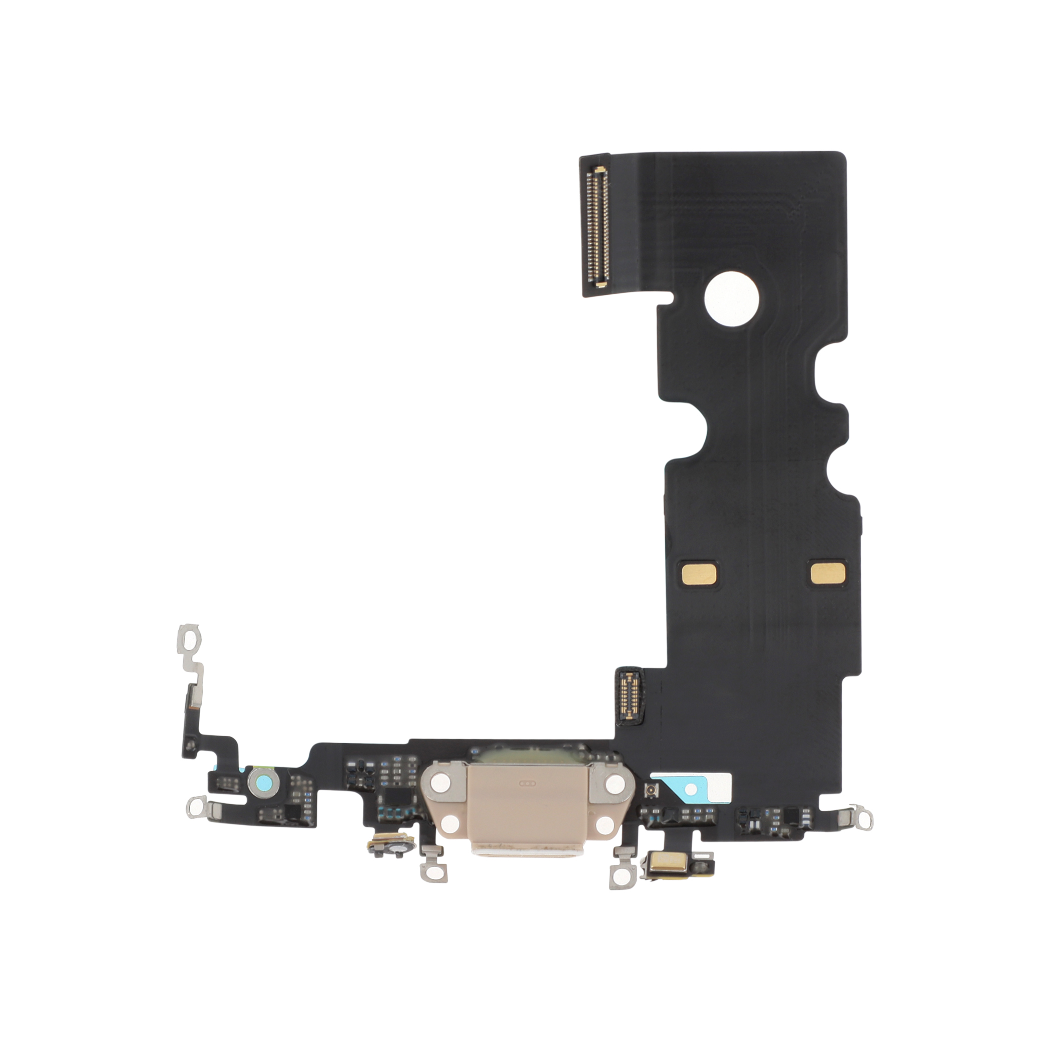 3701344039646-0000 Flex do Conector de Carga Dourado para iPhone 8 - OEM ReLife - Image 1