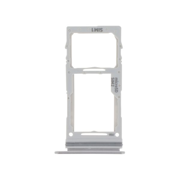 Gaveta / Bandeja cartão SIM para Samsung Galaxy Note 10 Lite (N770F) - Prateada - Compatible - SKU N770-TSA