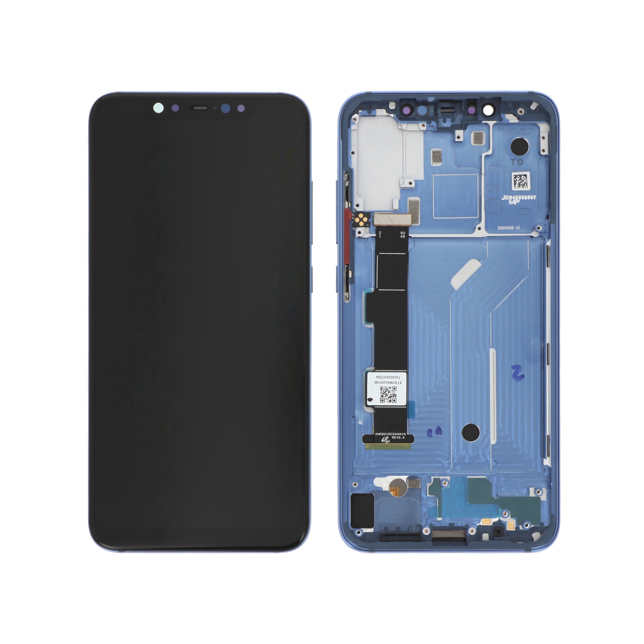 3701344050047-0000 Ecrã Display Azul para Xiaomi Mi 8 (SERVICE PACK) - Image 1