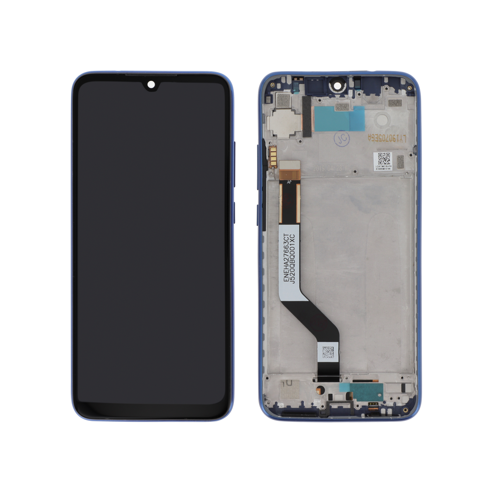 3701344068691-0000 Ecrã Display Azul para Redmi Note 7 (Com Frame) - Image 1