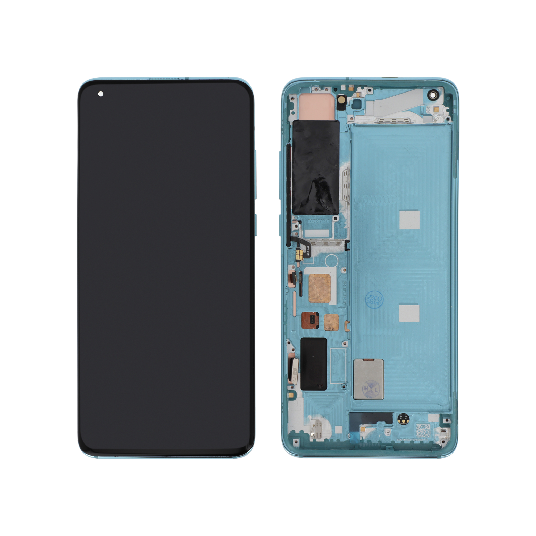3701344072308-0000 Ecrã Display Verde Coral para Xiaomi Mi 10 5G Versão C - OEM ReLife - Image 1