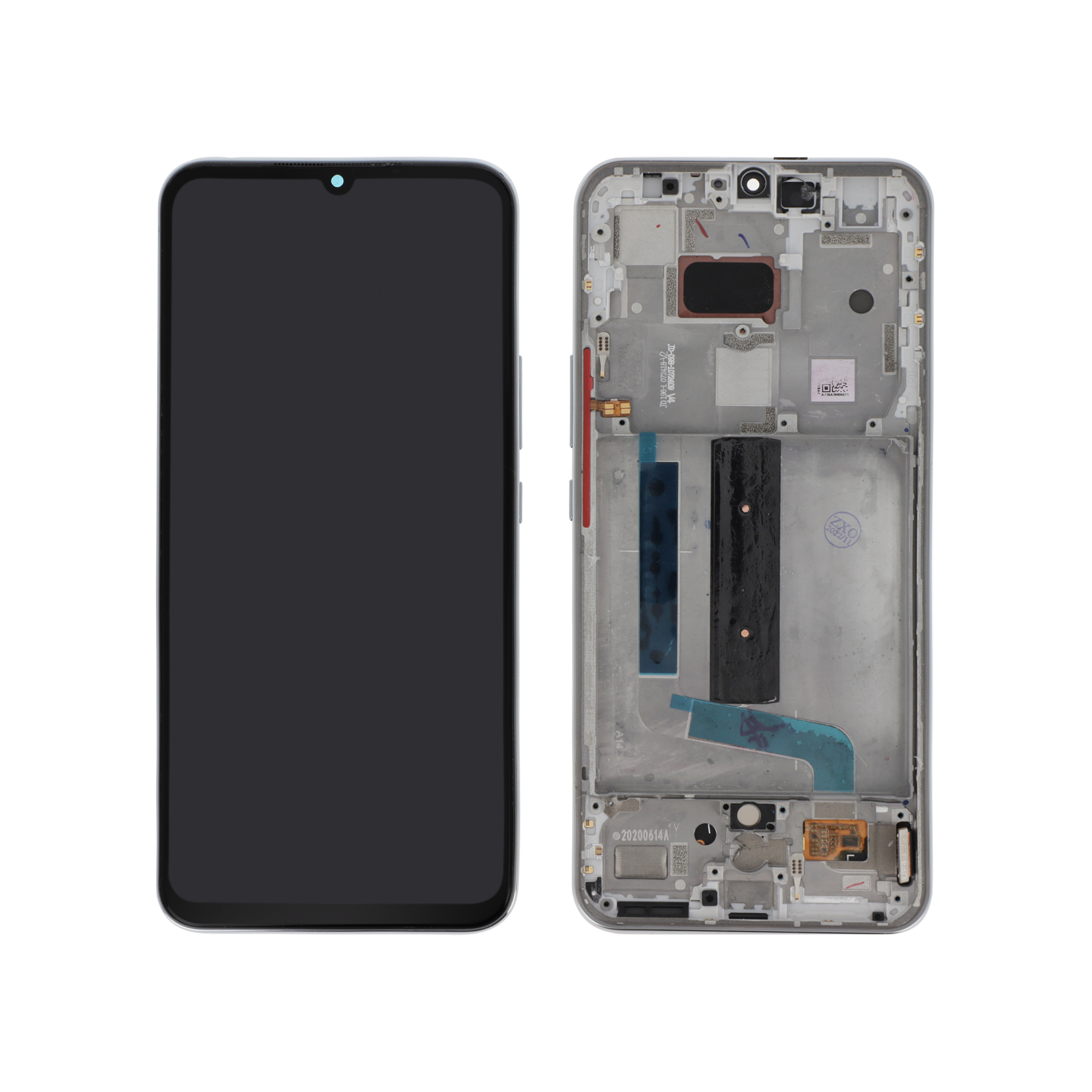 3701344081041-0000 Ecrã Display Branco para Xiaomi Mi 10 Lite 5G (Com Frame) - Image 1