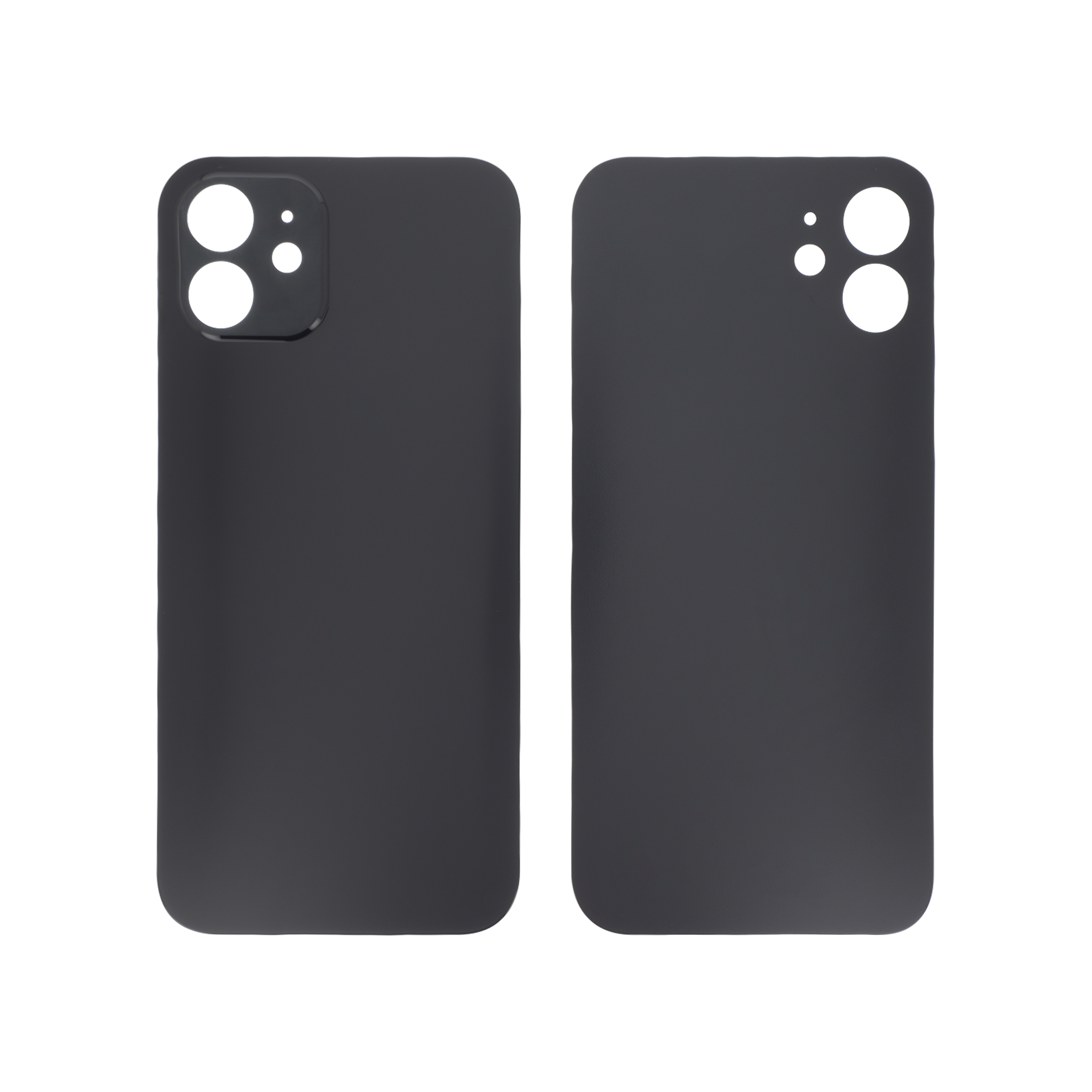 3701344083366-0000_1 Tampa Traseira Graphite para iPhone 12 (Large Hole) (No Logo) - Image 1