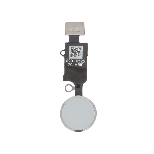 JC Home Button 3D para iPhone (Prateado)
