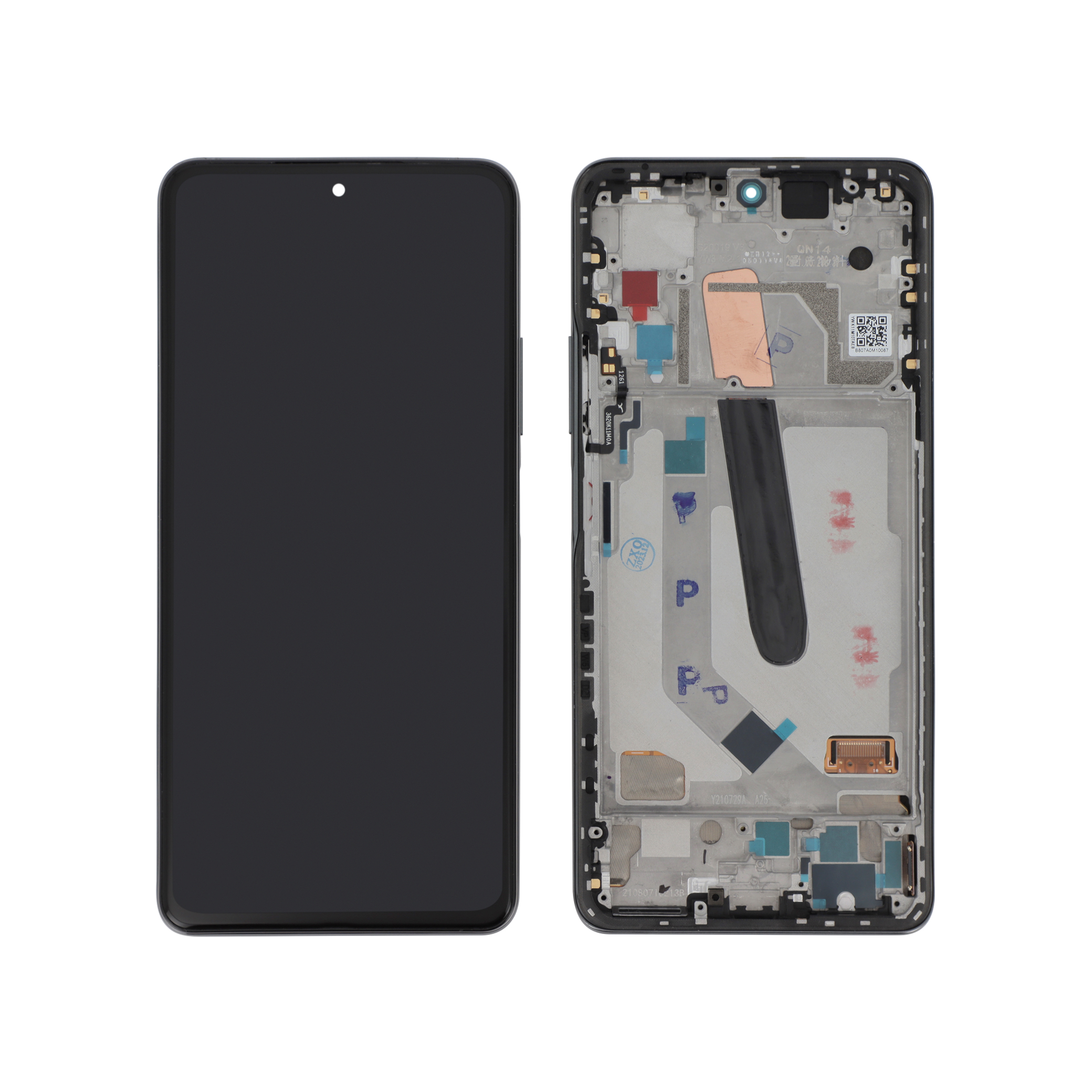 3701569389397-0000 Ecrã Display Preto para Xiaomi Mi 11i 5G (Com Frame) (ReLife) - Image 1