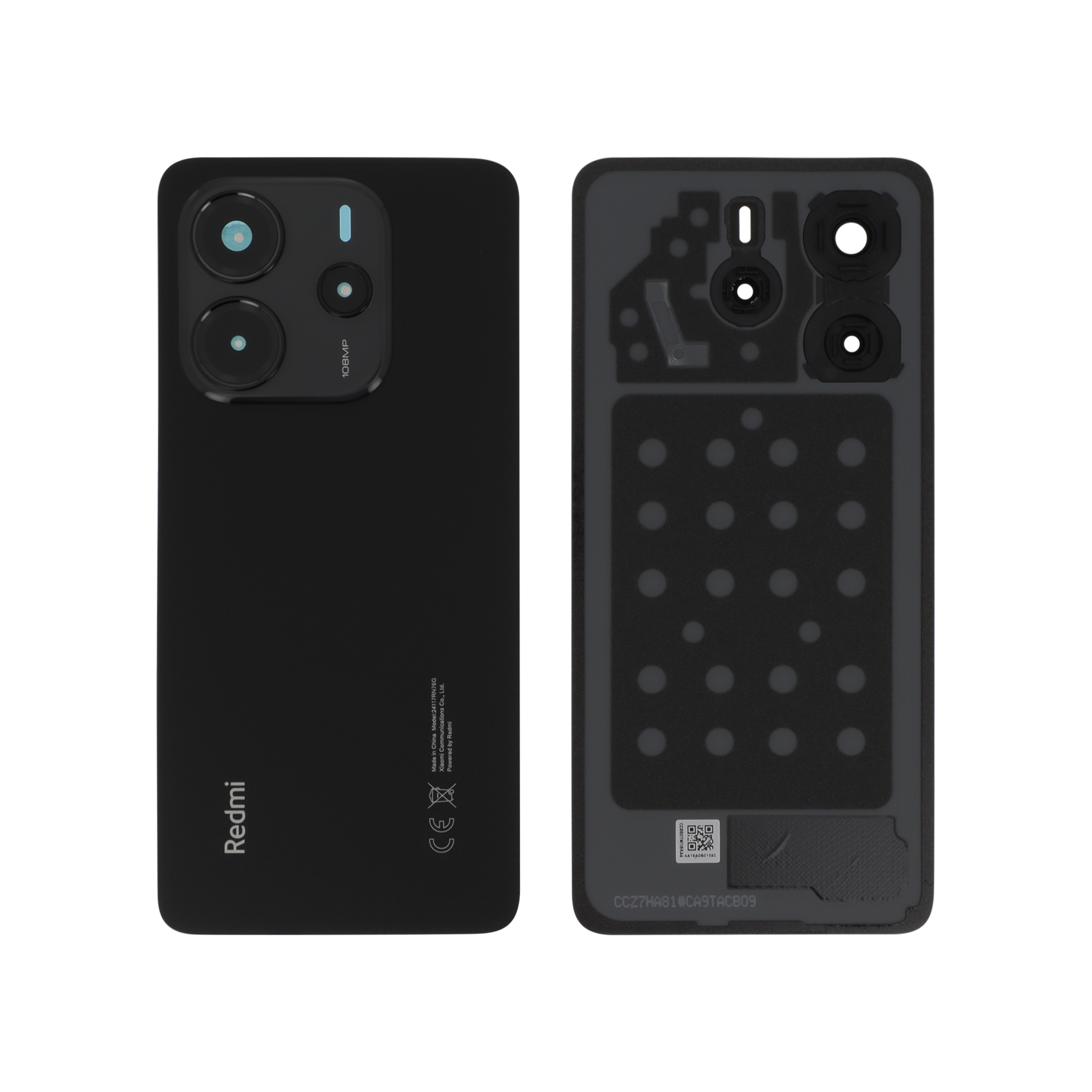560004000o700-0000 Tampa Traseira Preta para Redmi Note 14 4G (SERVICE PACK) - Image 1