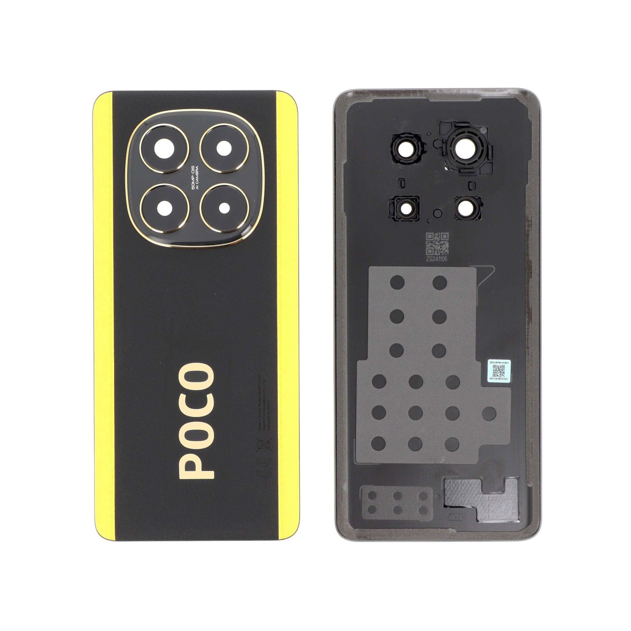 5600080o16p00-0000 Tampa Traseira Preta para Xiaomi Poco X7 (SERVICE PACK) - Image 1