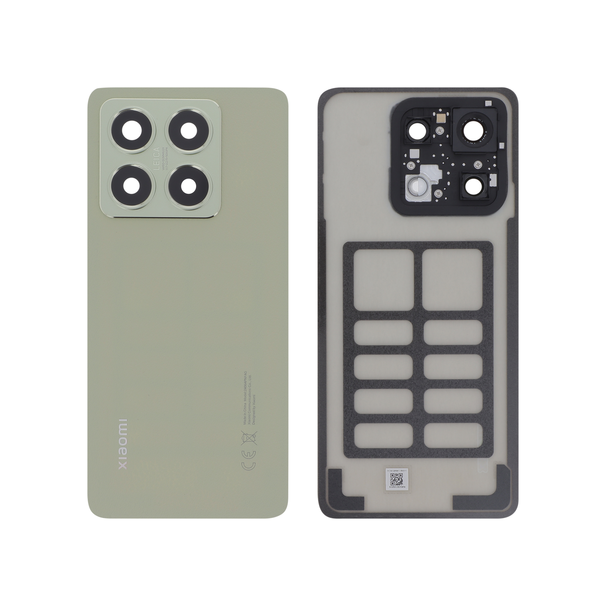 5600100n12a00-0000 Tampa Traseira Verde Lemon para Xiaomi 14T (SERVICE PACK) - Image 1