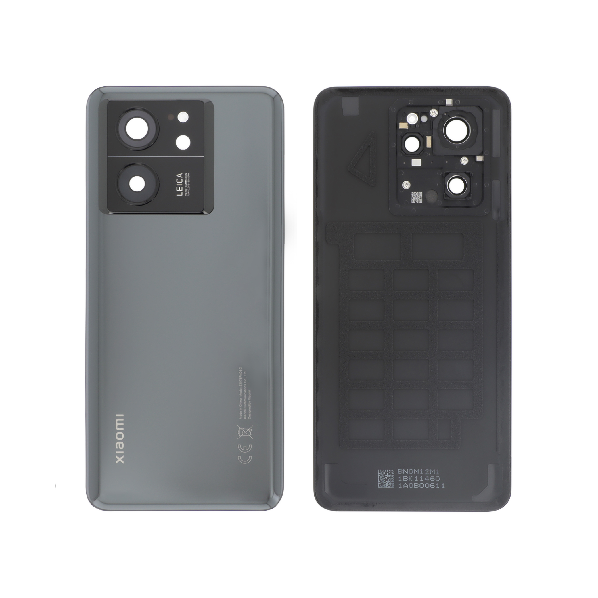 5600220m1200-0000 Tampa Traseira Preta para Xiaomi 13T/13T Pro (SERVICE PACK) - Image 1