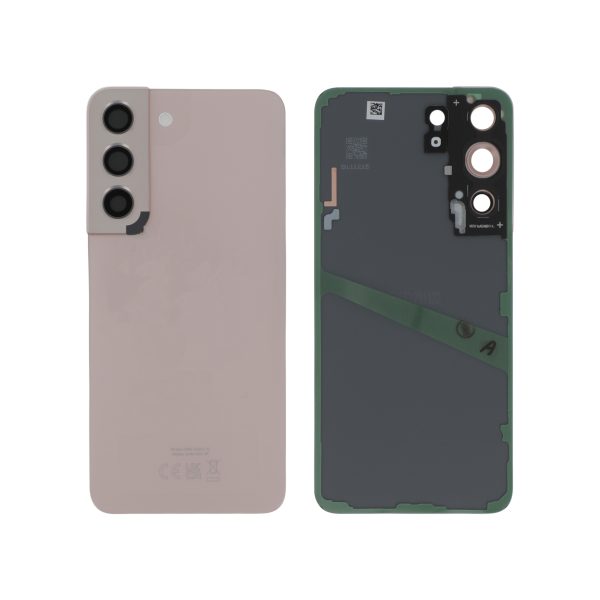 Tampa Traseira Ouro Rosa para Galaxy S22 (G901B) (SERVICE PACK)